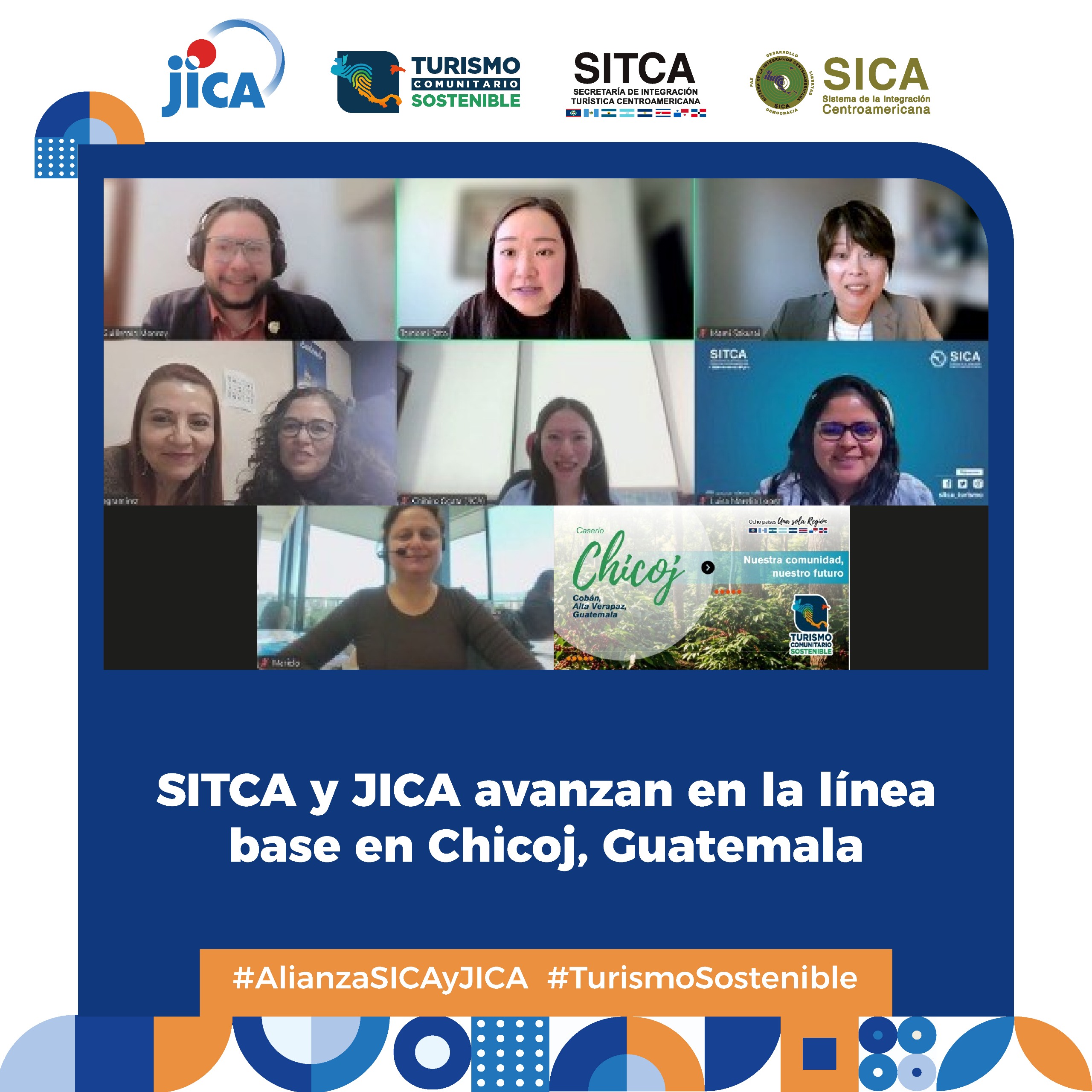 SITCA y JICA avanzan en la línea base en Chicoj, Guatemala