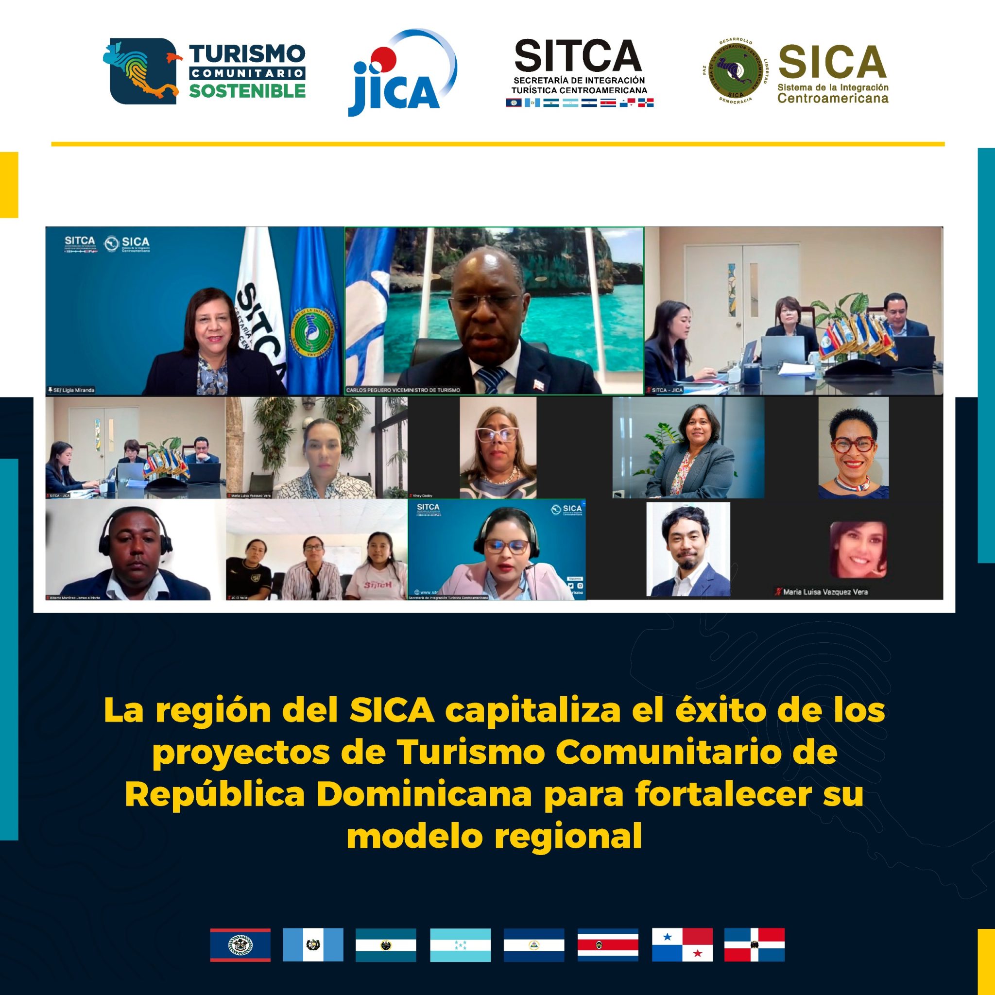 La región del SICA capitaliza el éxito de los proyectos de Turismo Comunitario de República Dominicana para fortalecer su modelo regional